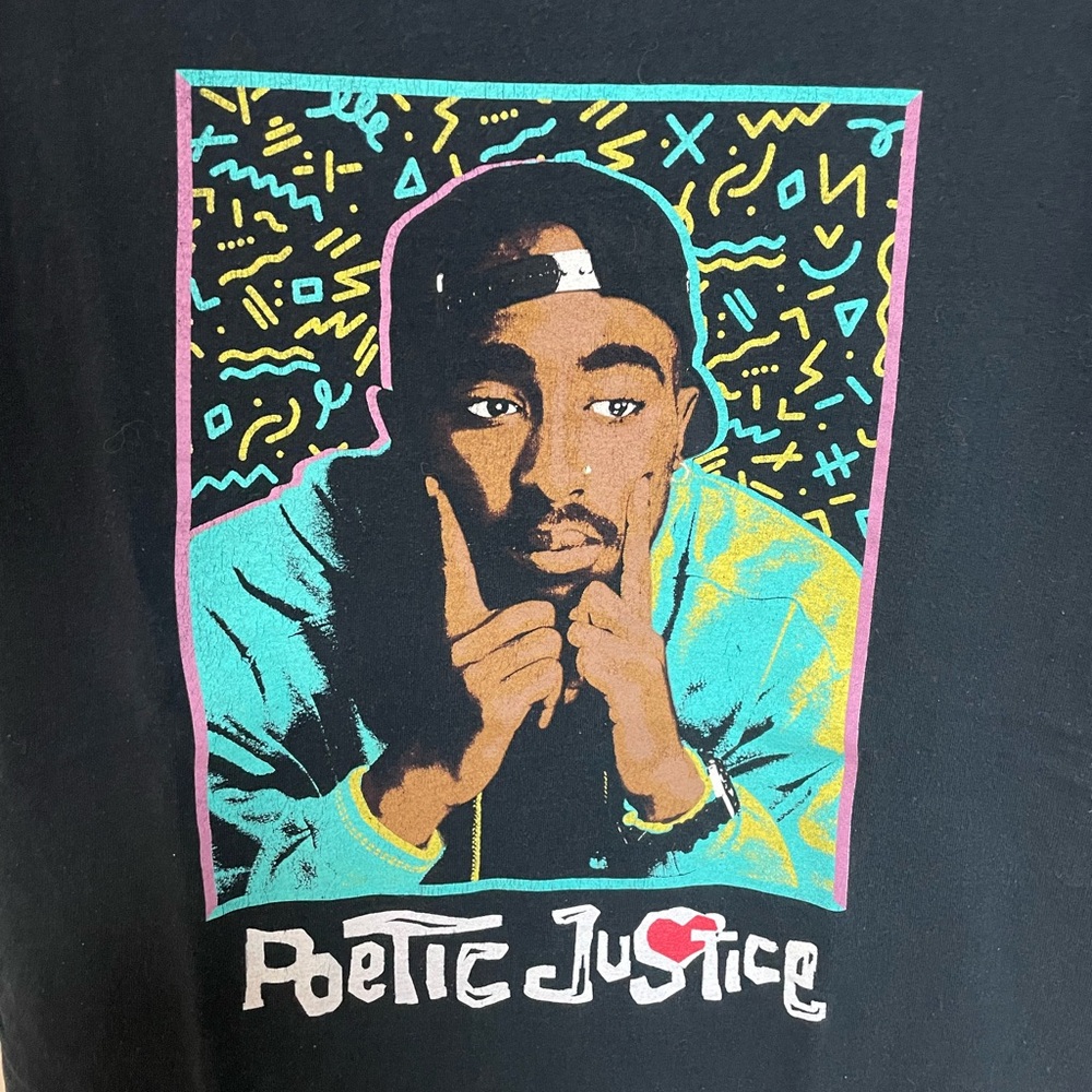 Chemistry Tupac Poetic Justice Graphic T -Shirt, Size Medium - Picture 2 of 5